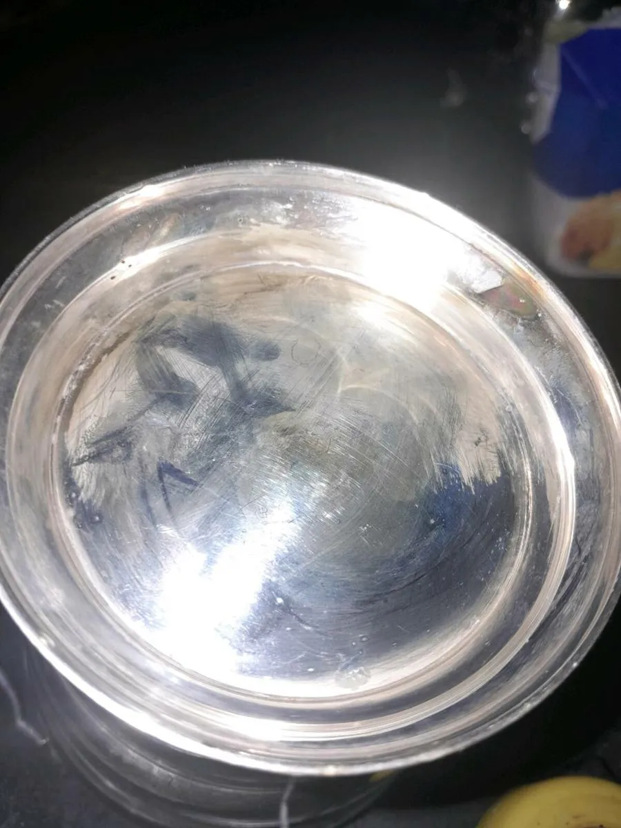 Beautiful heavy ice bucket with tongs - Image 3