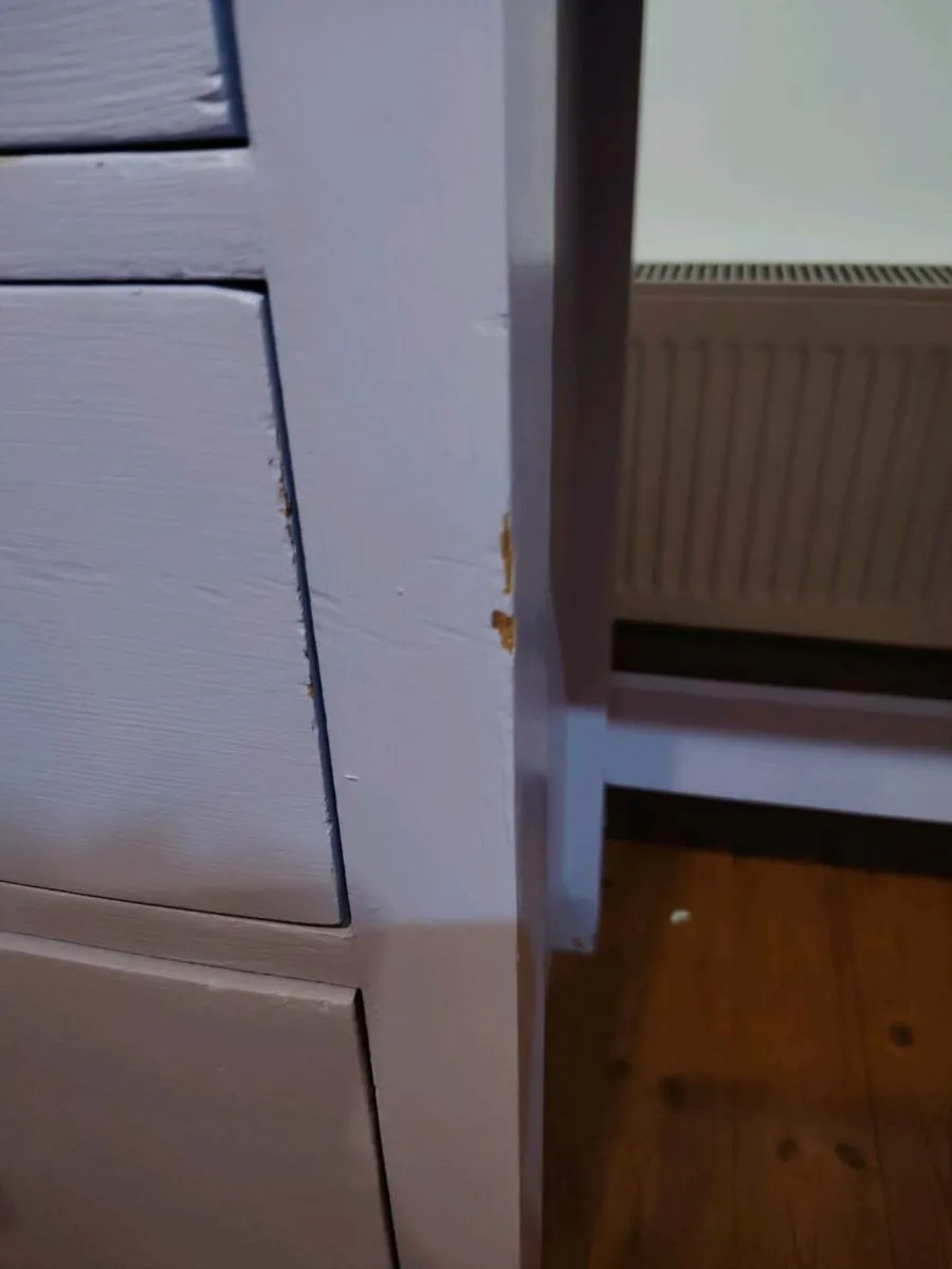 Lilac painted desk - Image 2