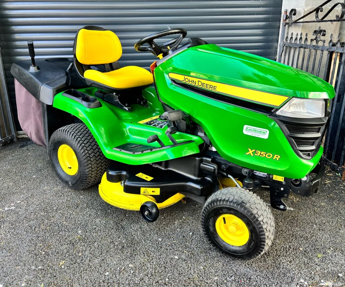Used 2018 John Deere X350R Ride On Lawnmower - Image 1