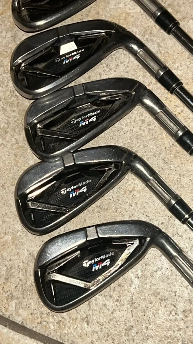 Taylor made M4 Irons 5-SW KBS MAX 85 R shaft - Image 1