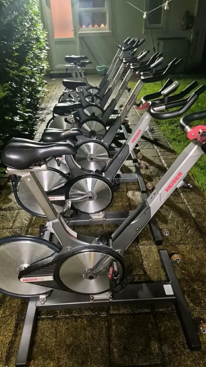 TOP BRAND KEISER M3 SPIN BIKES NXT TO NEW SAVE 2K - Image 1