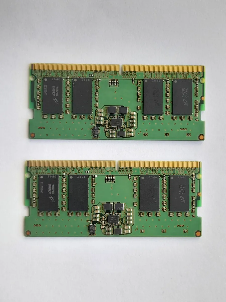 ram sodimm ddr5  4800 MZh  micron 2x8 GB - Image 1