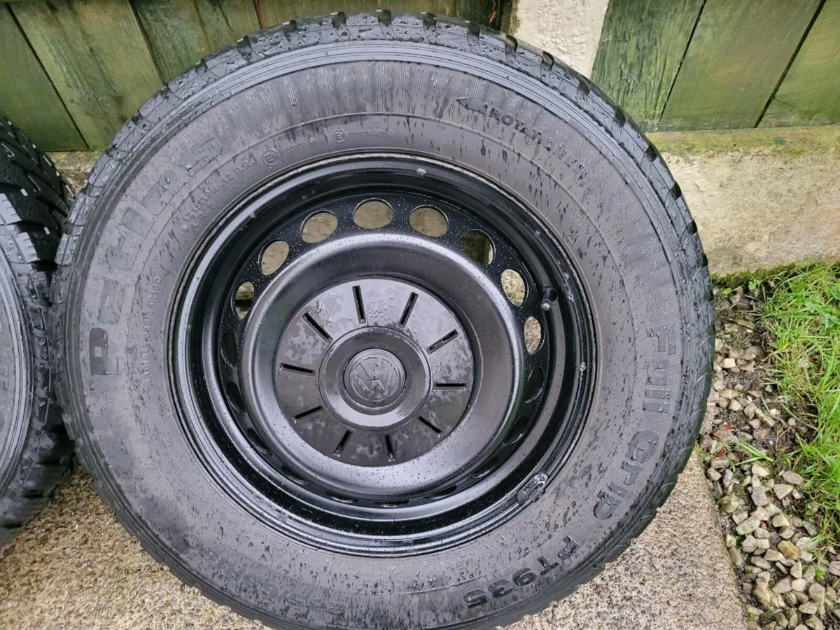 Vw crafter/ man steel black wheels - Image 2