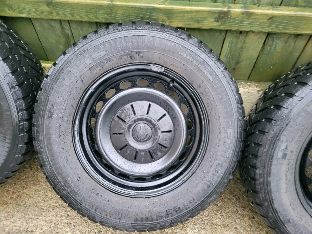 Vw crafter/ man steel black wheels - Image 4