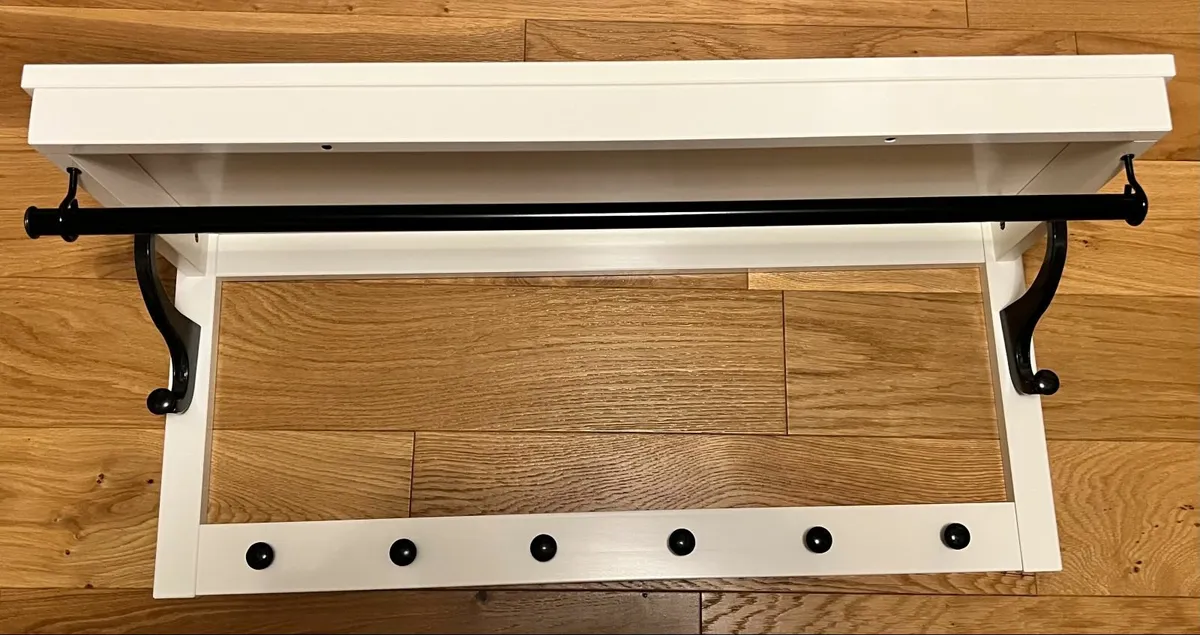 Wall mounted coat and hat rack - Image 4