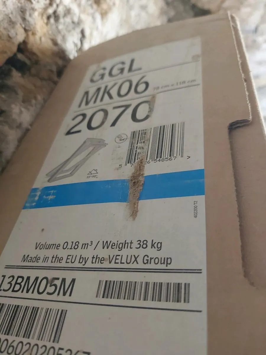 Velux window new still in box with flashing
