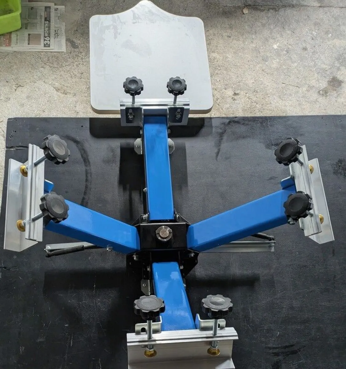 4 Colour 1 Station Manual Screen Printing Press 360 rotatable - Image 2