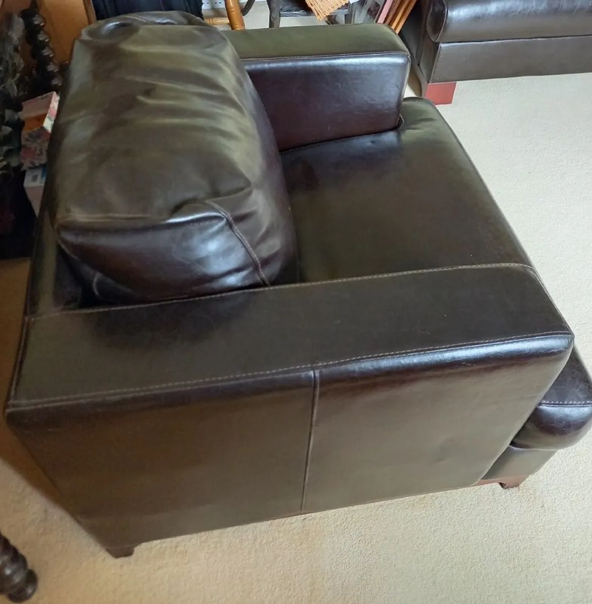 3 seater with matching single seater - Image 2