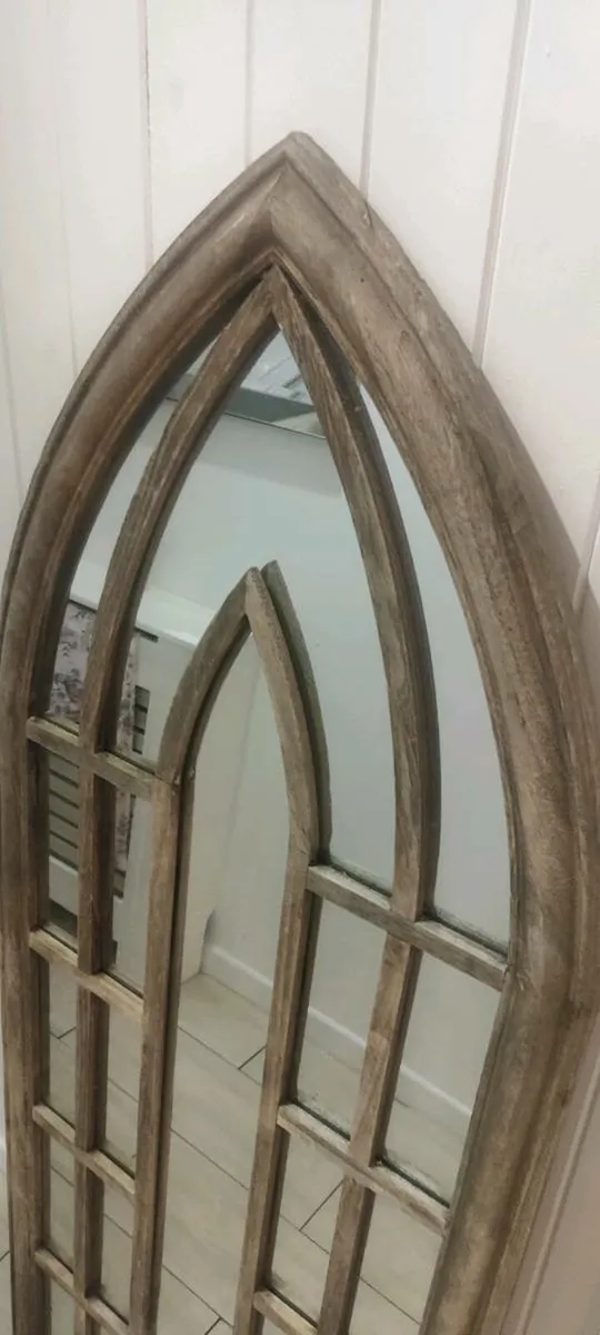 beautiful wooden church mirror - Image 3