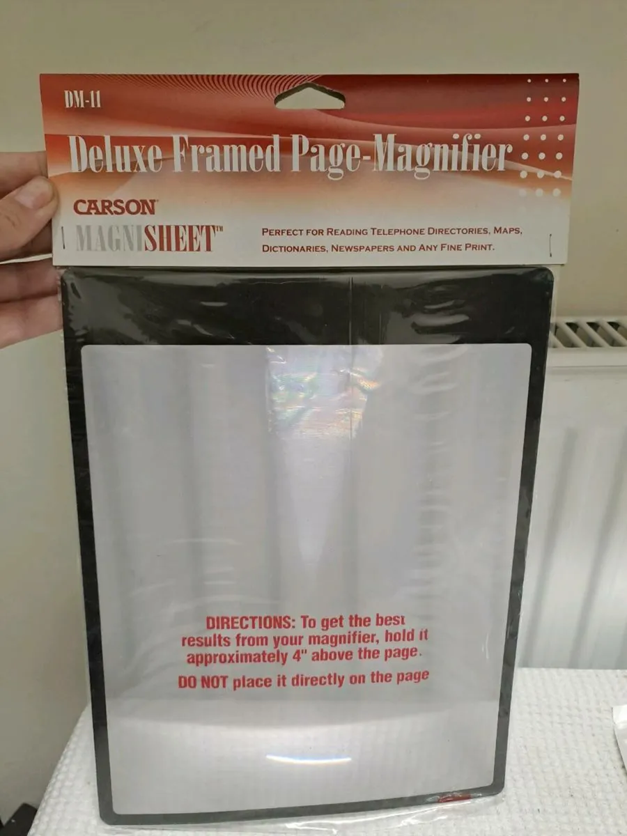 Carson Page Magnifier Sheet - Image 1