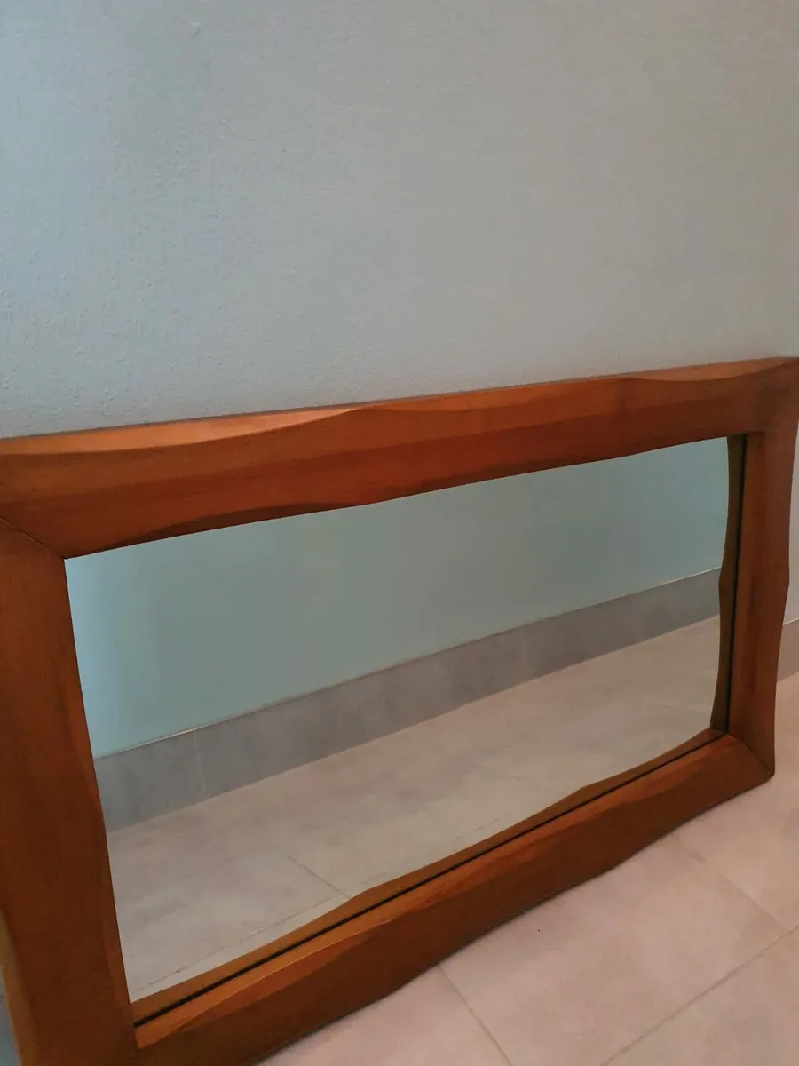 Oak Mantel Mirror - Image 3
