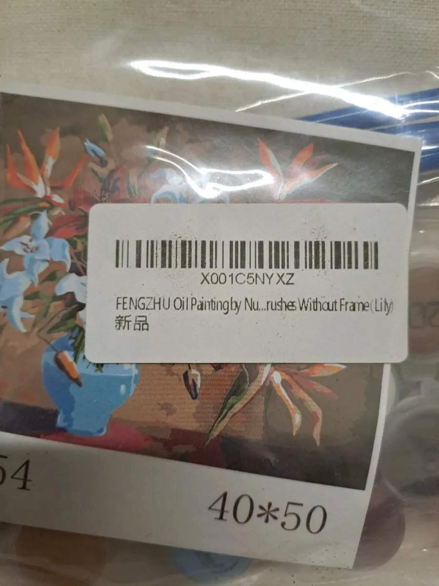 Paint by Numbers Kit – Floral Design - Image 2