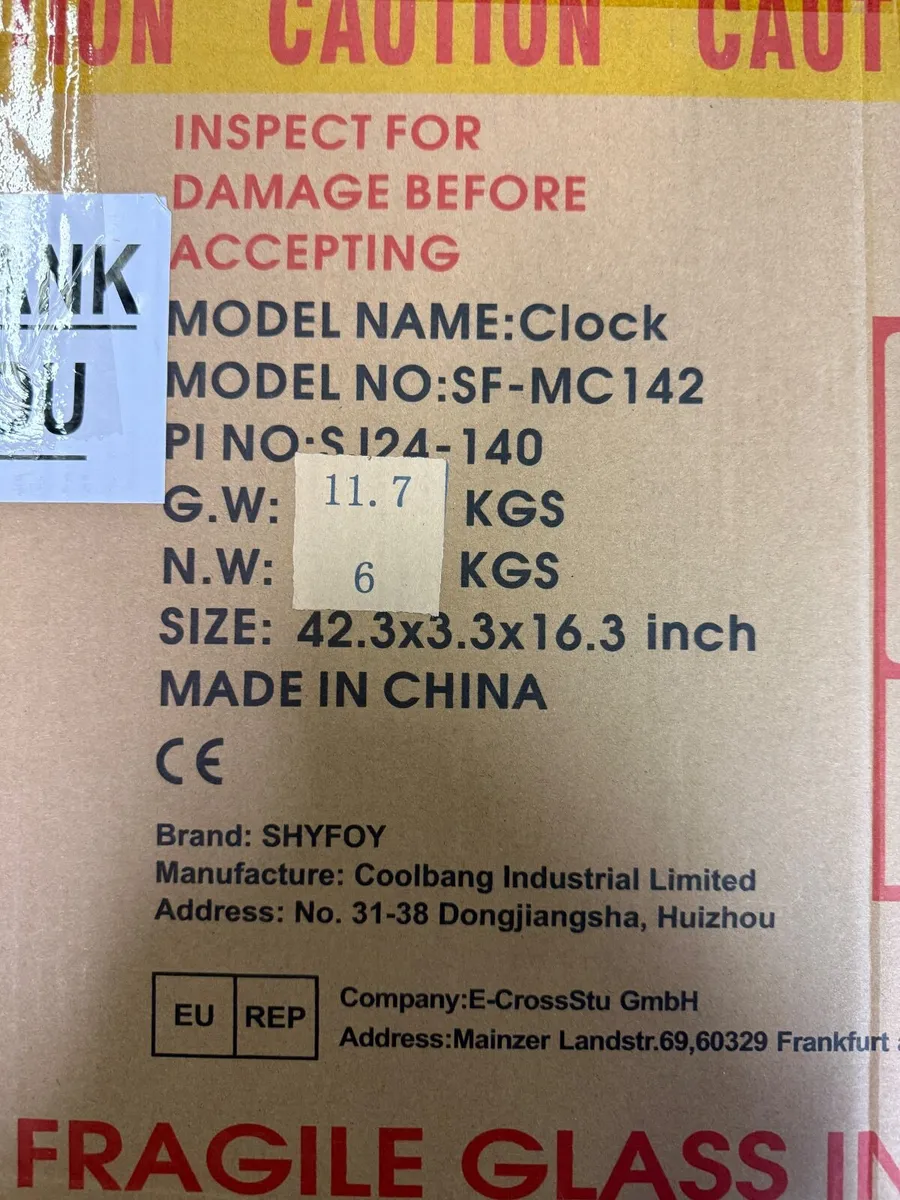 Wall Clock and Mirror - Image 3