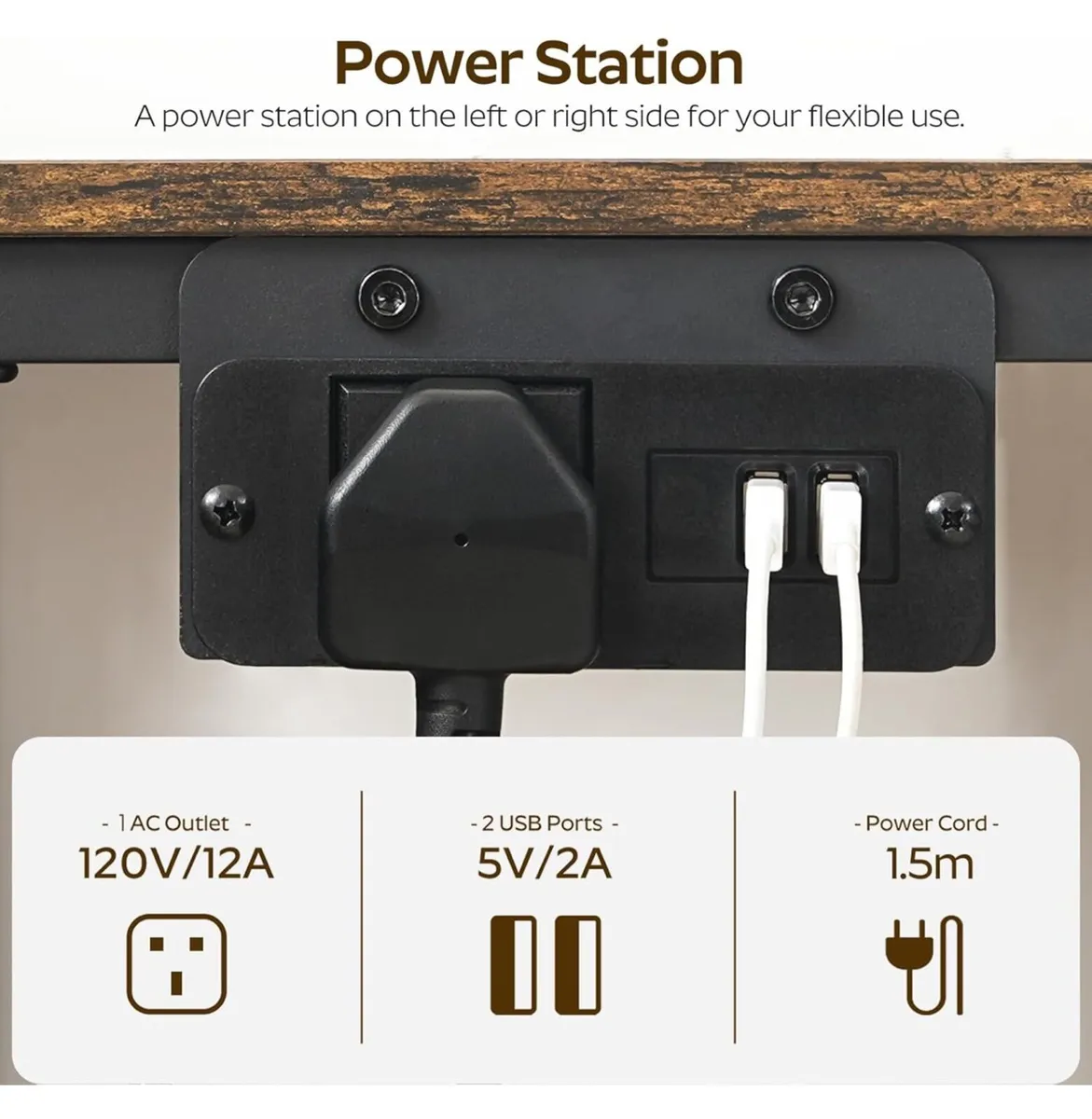 Bedside Tables with Charging Station - Image 4