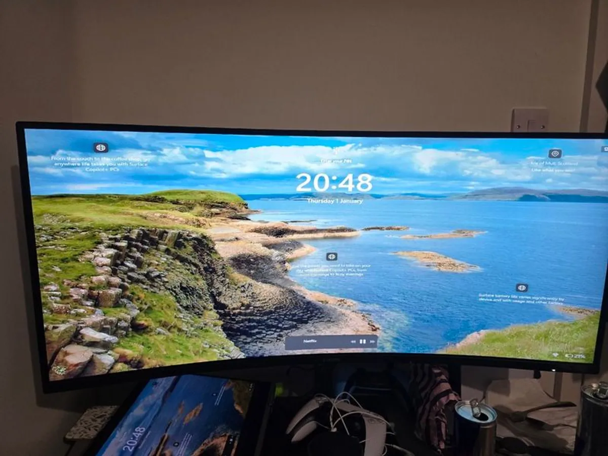 Xiaomi G34 34 Curved Monitor 180 Hz Refresh, Excellent Condition - Image 3