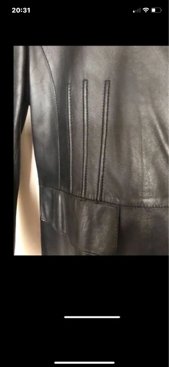 Ladies Leather Coat - Image 3