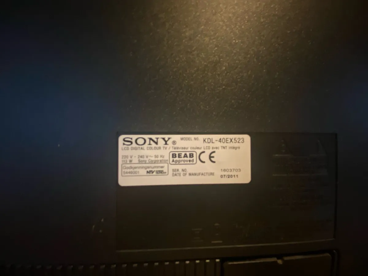 Sony 40 inch Tv - Image 3