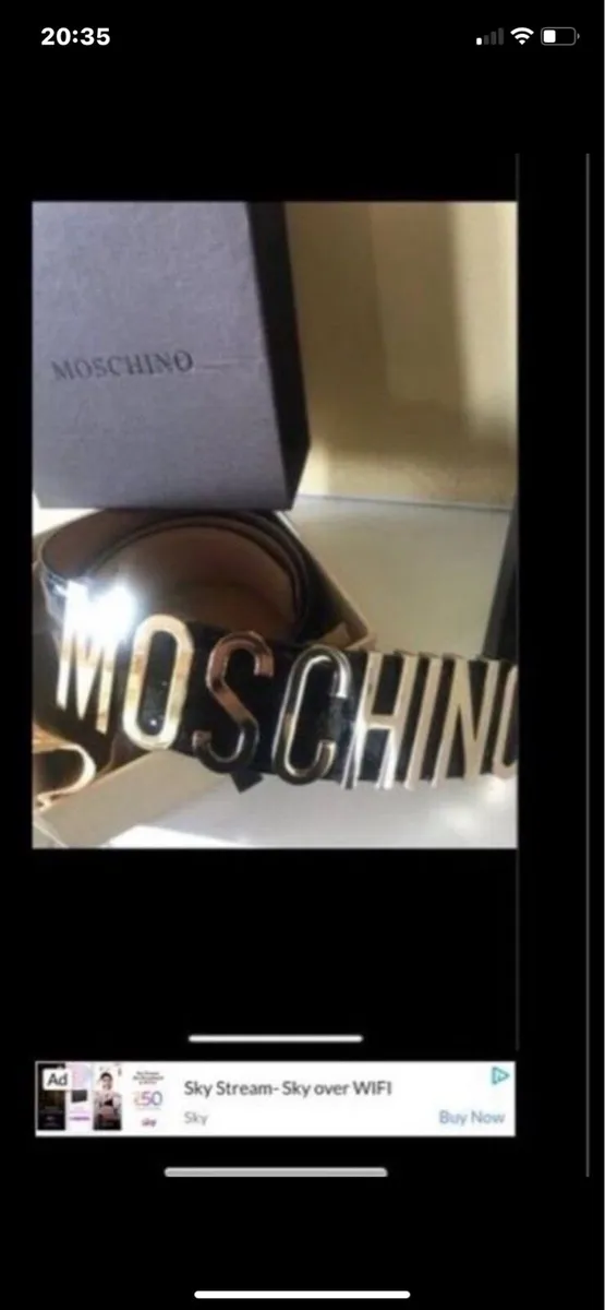 Moschino Leather Belt - Image 2