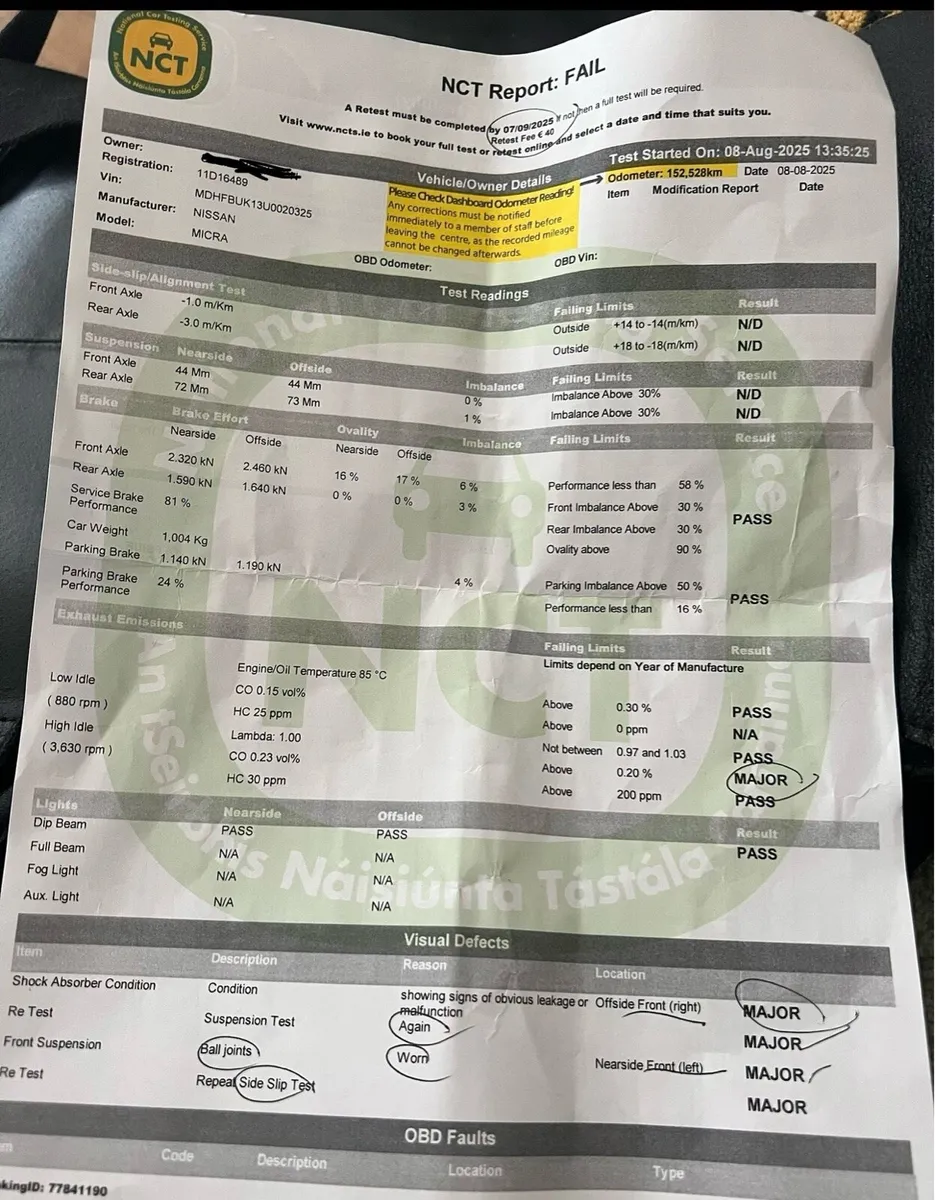 Nissan Micra 2011 (No NCT) - Image 2