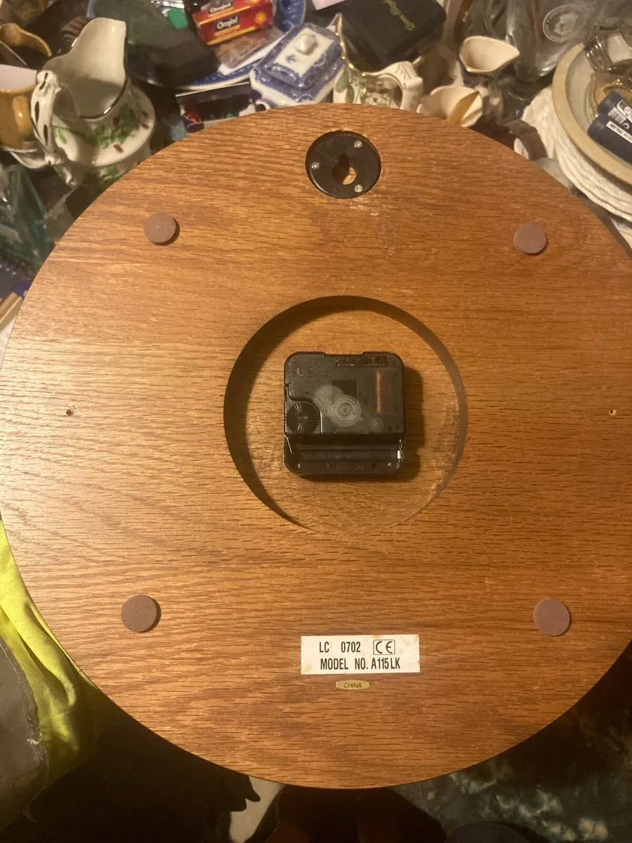 Clock elder and brass free postage - Image 2