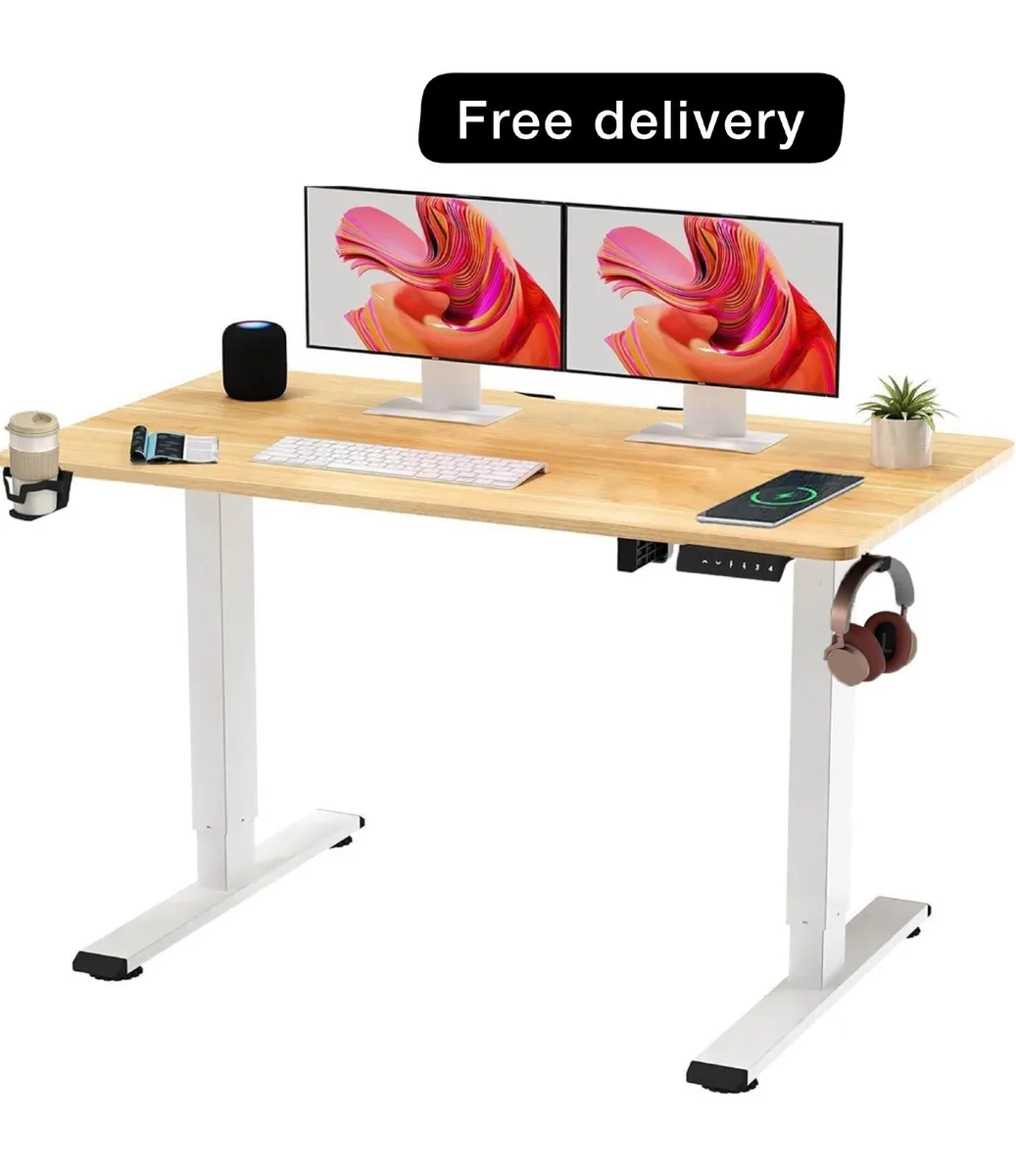 Electric Standing Desk ONE PIECE 110 x 54 Height - Image 1