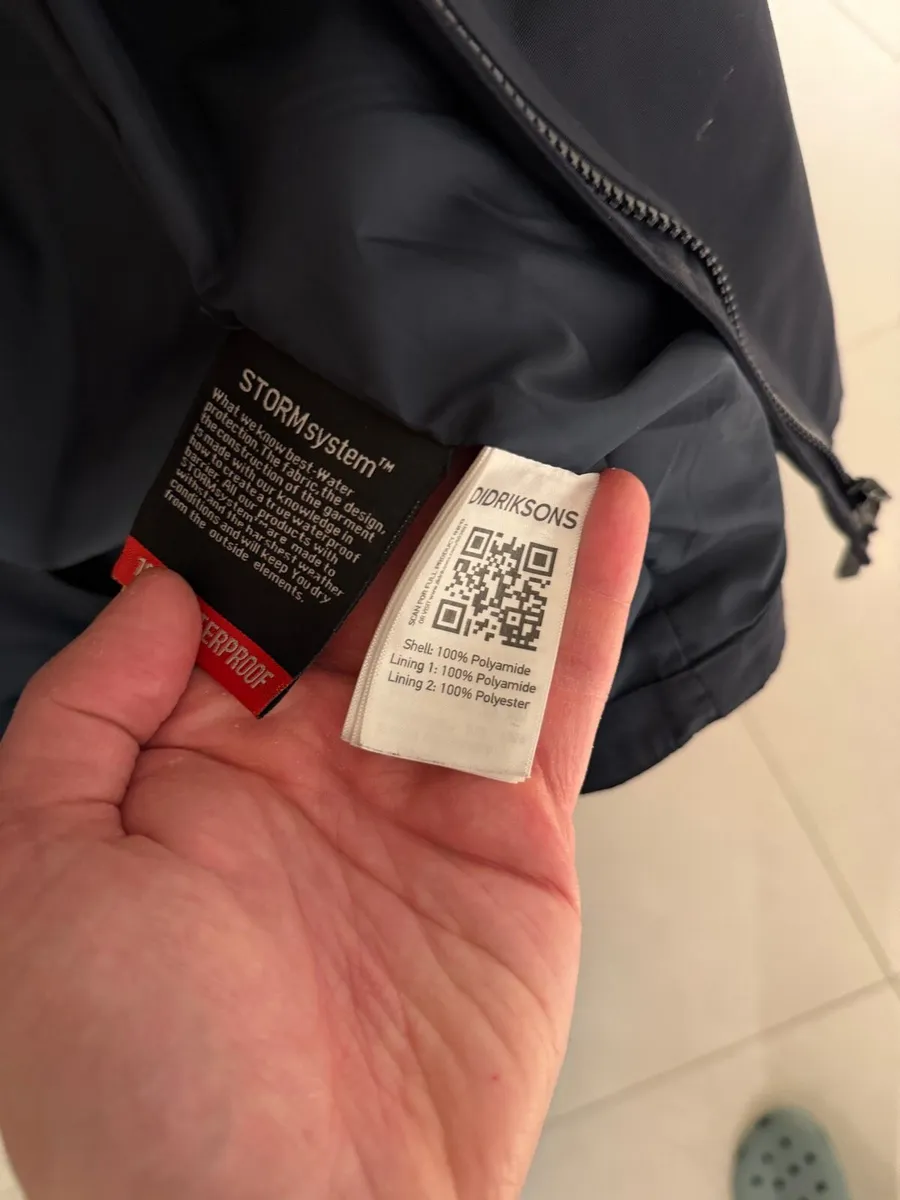 Didriksons Rain Jacket unisex - Image 4
