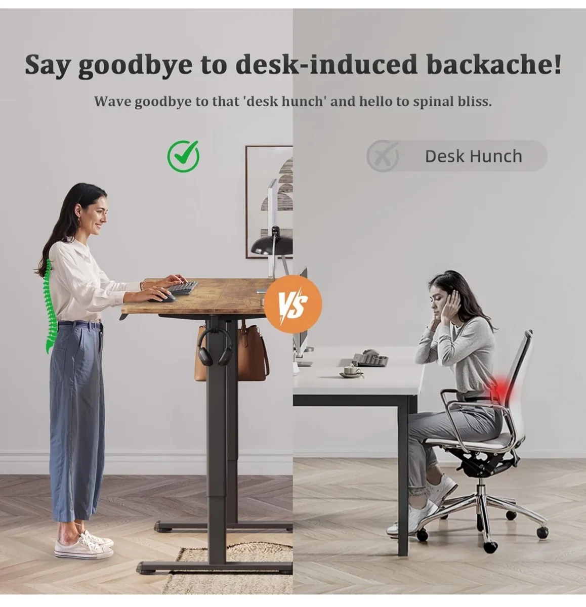 Electric Standing Desk, Adjustable Height Stand up - Image 3