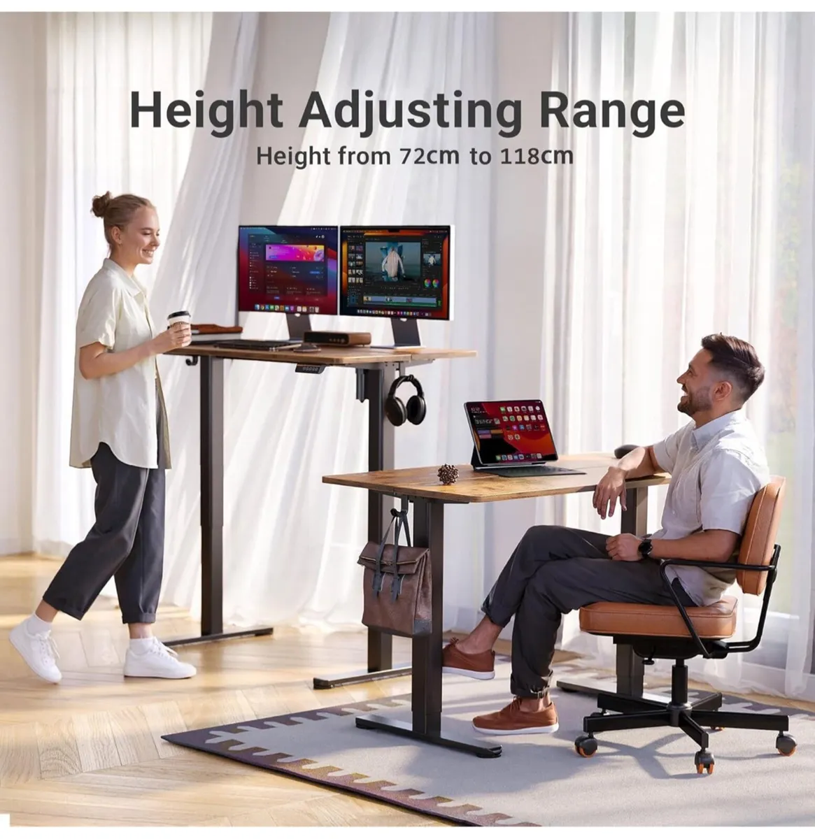 Electric Standing Desk, Adjustable Height Stand up - Image 4
