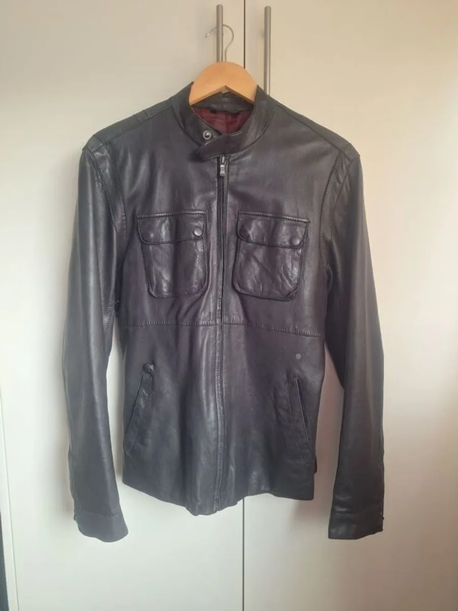 Ted Baker Leather Jacket (S) - Image 4