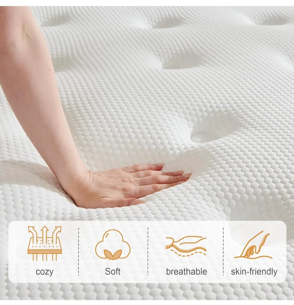 Double Mattress | 7-Zone Hybrid Pocket Spring Medi - Image 3