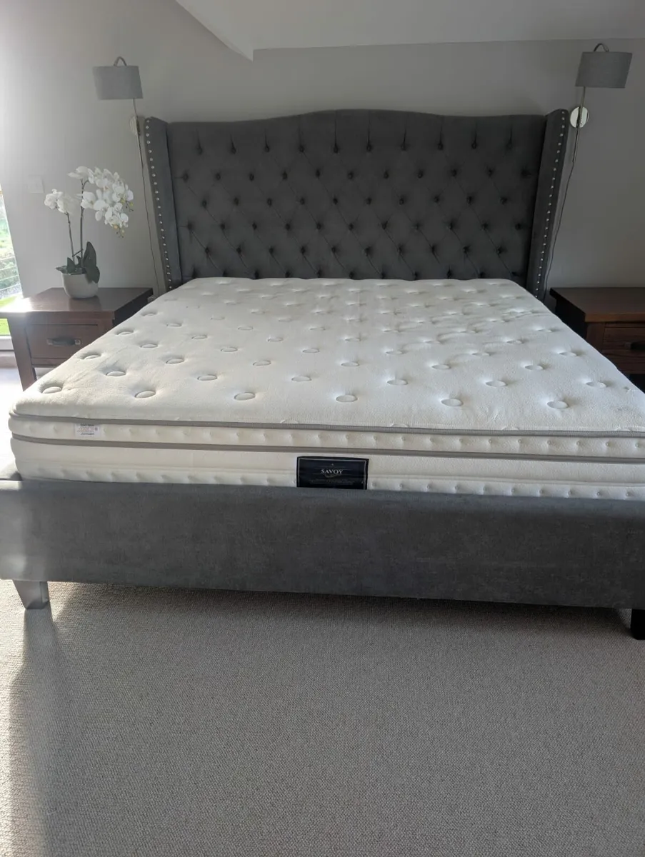 Super king bed and mattress