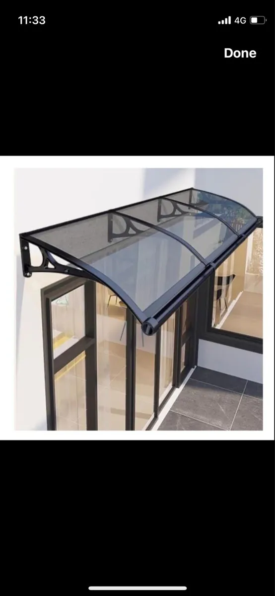 window awning or door canopy. - Image 1