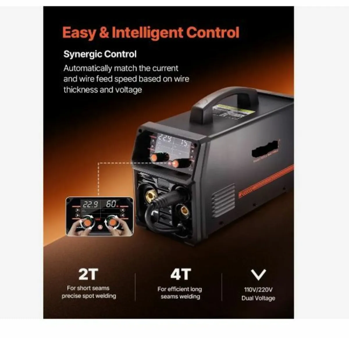 Pro MIG Welder, 250Amp Pluse Mig Welding Machine - Image 4