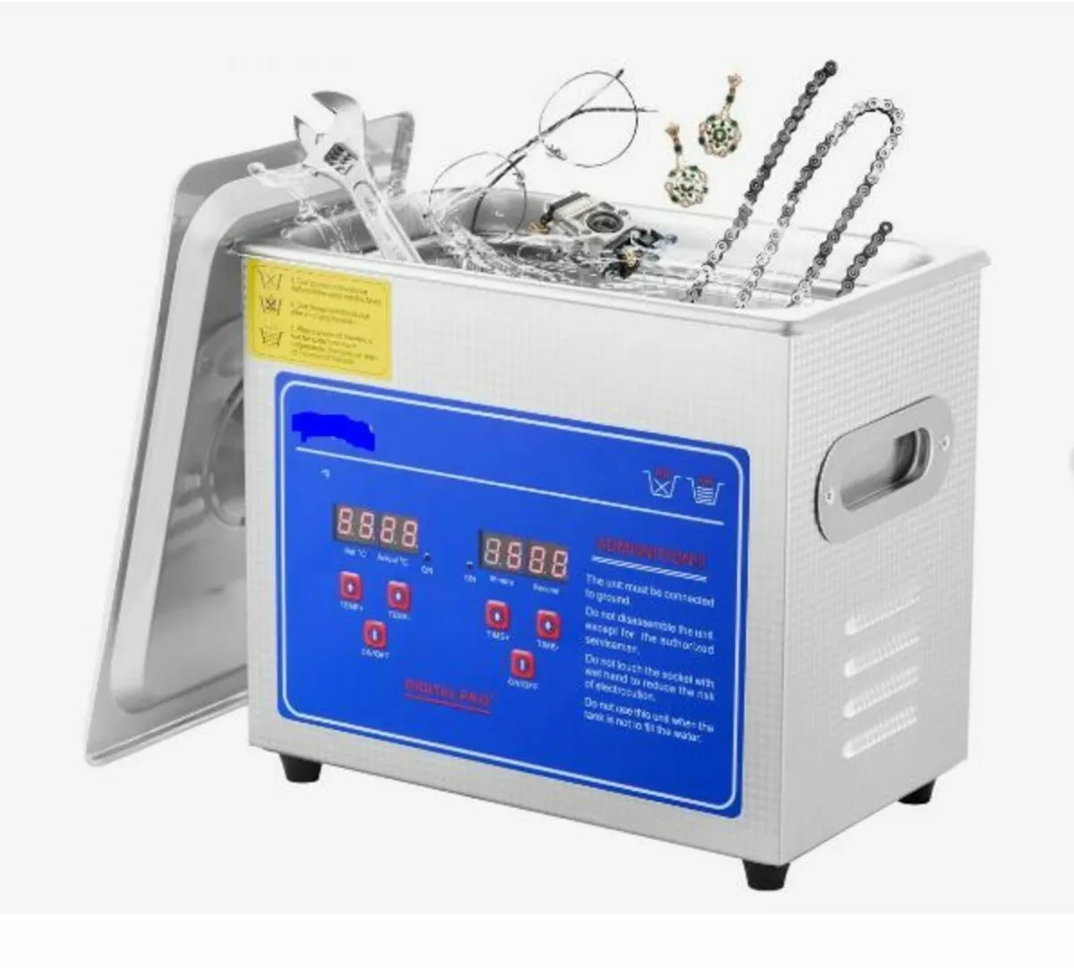 Professional Ultrasonic Cleaner, 2.85 L Ultrasonic - Image 1