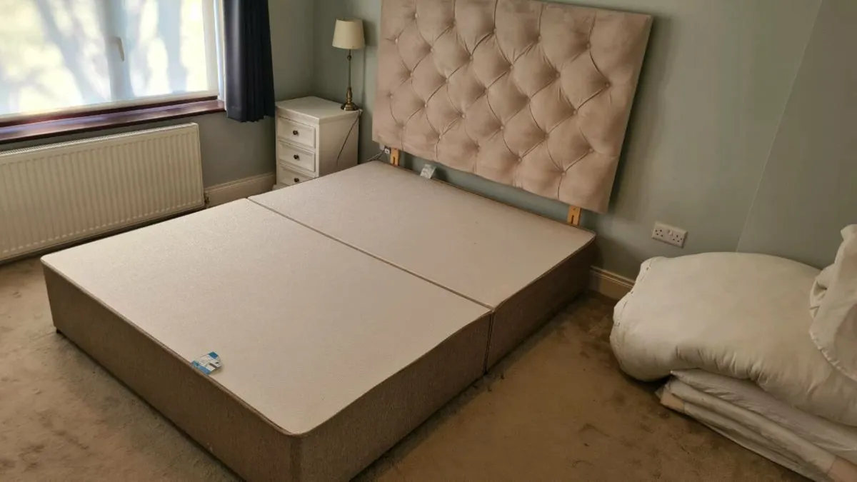 Bed , base & headboard - Image 2