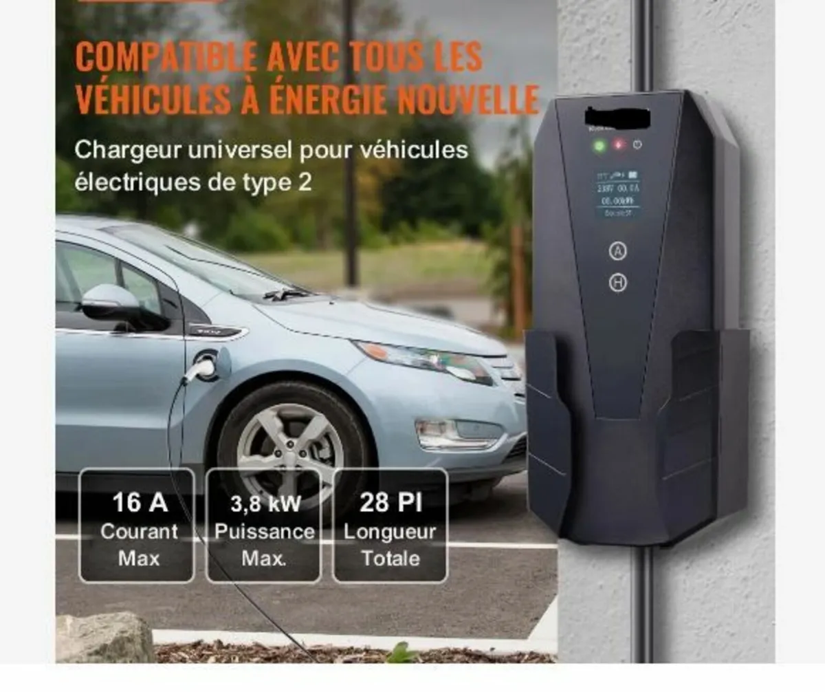 Portable EV Charger Type 2, 16A 3.7 kW - Image 3