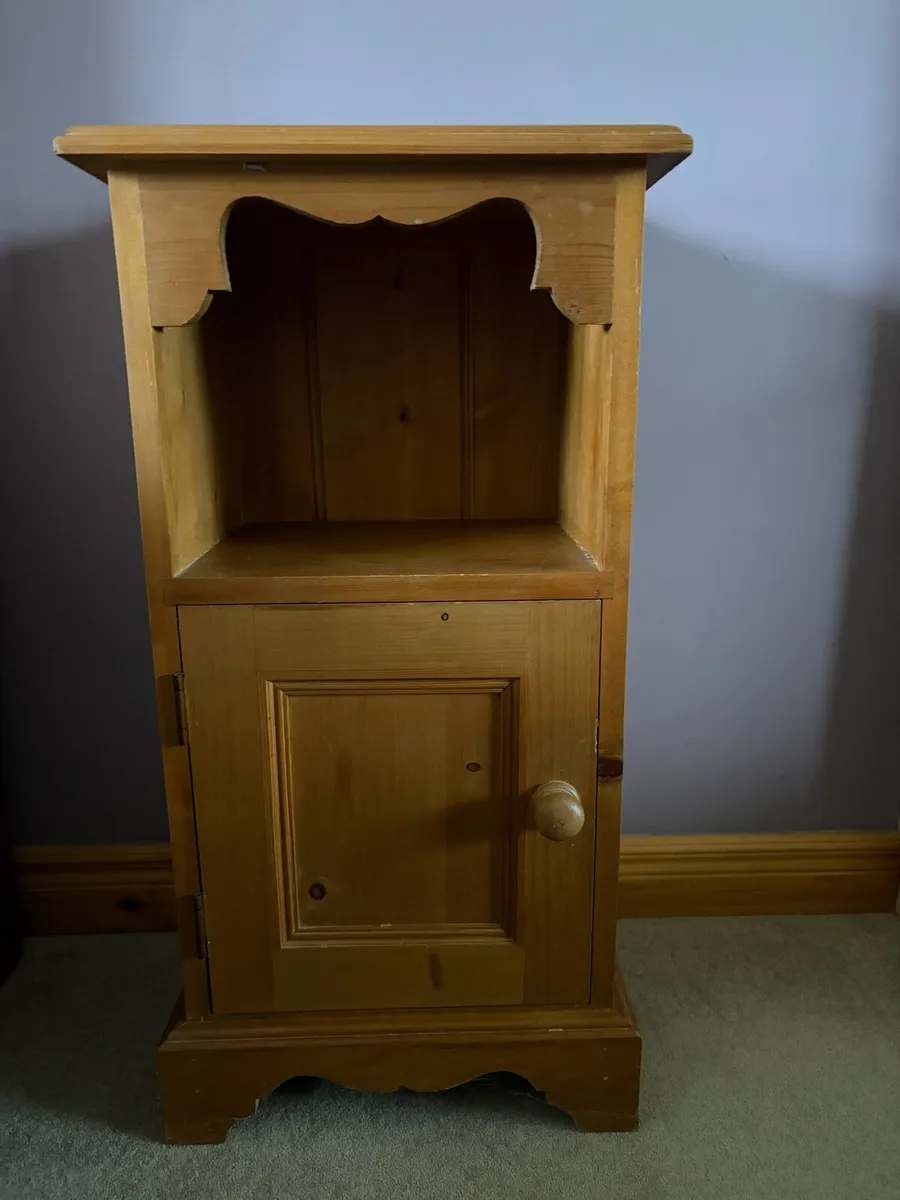 2 Solid Wood Bedroom Lockers - Image 1