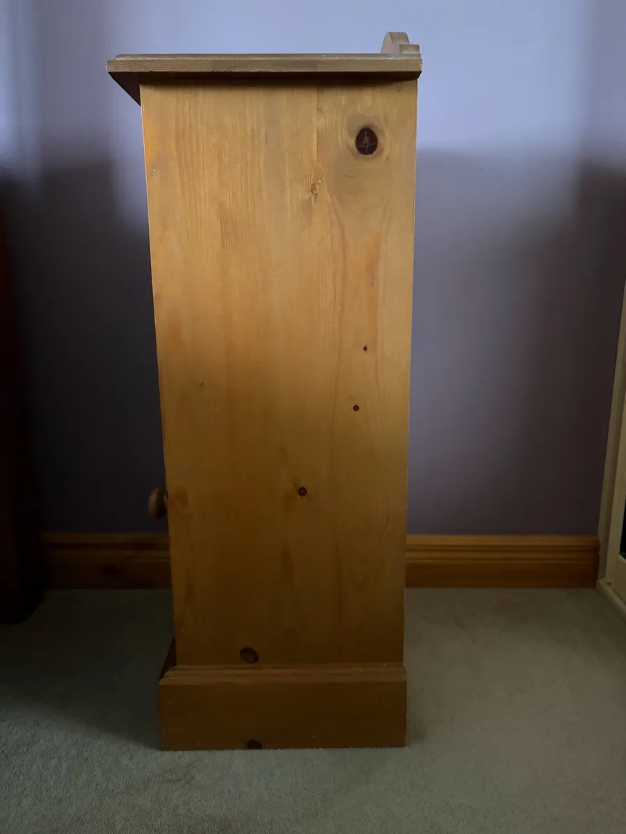 2 Solid Wood Bedroom Lockers - Image 4