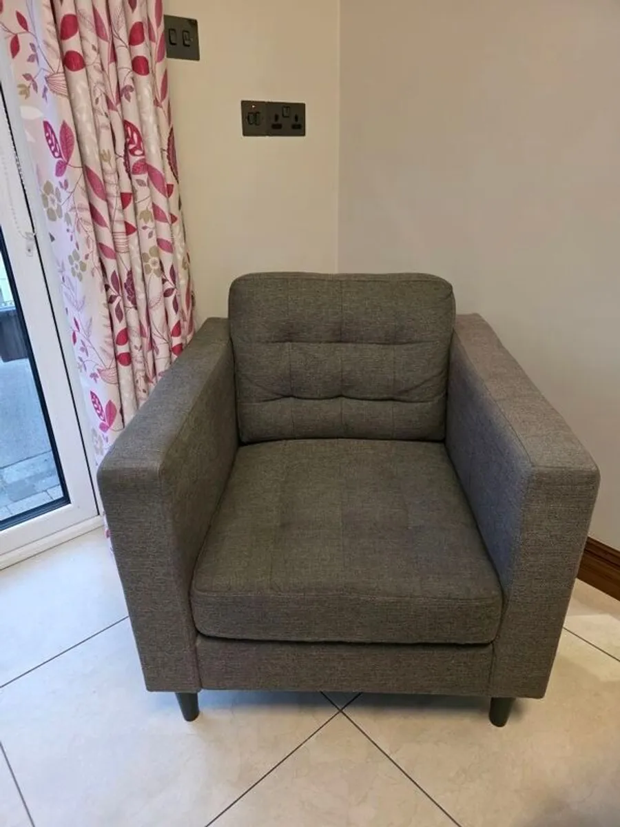 2 seater sofa and armchair - Image 2