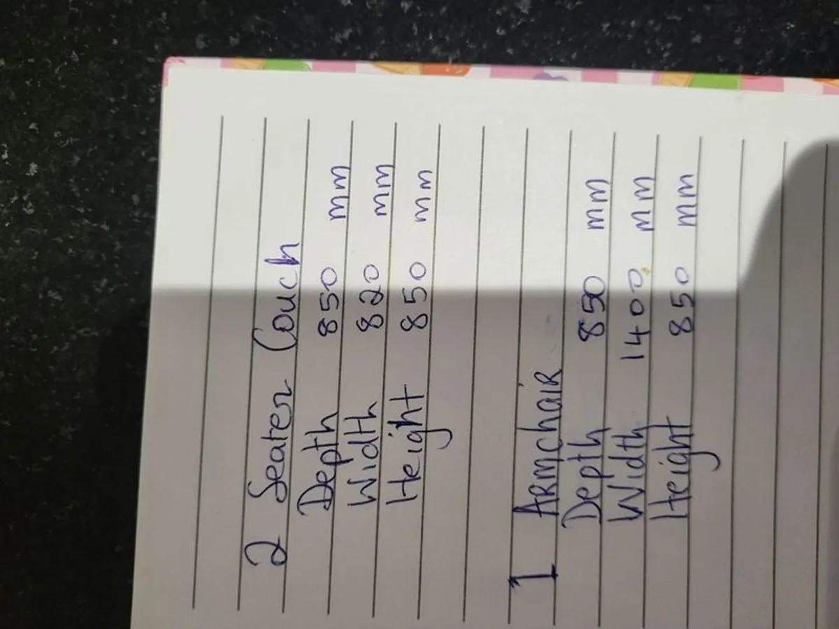 2 seater sofa and armchair - Image 3