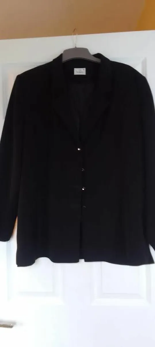 Ladies Black Jacket Via Veneto - Image 1