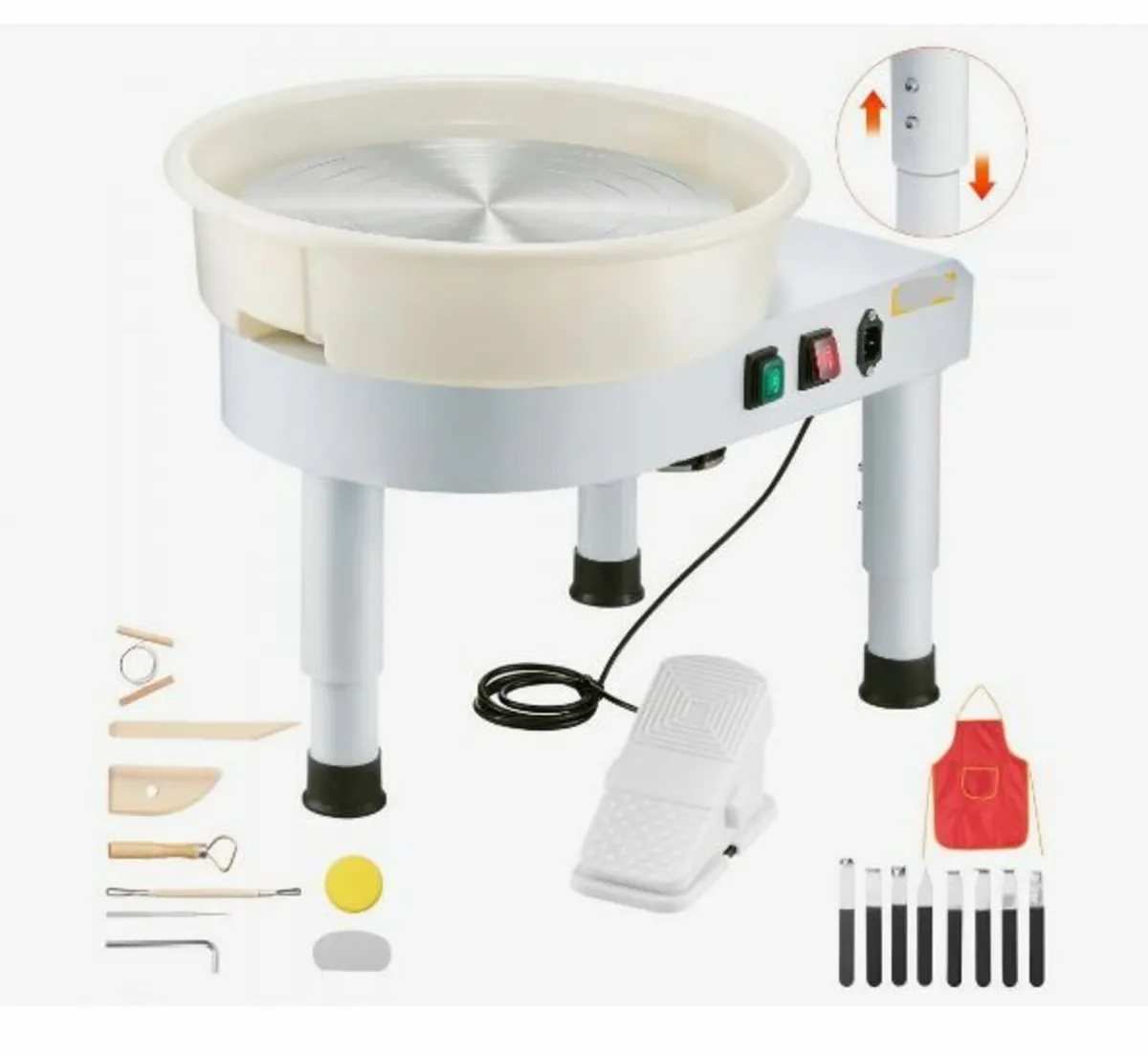 Pottery Wheel, 35 cm Ceramic Wheel Forming Machine - Image 1