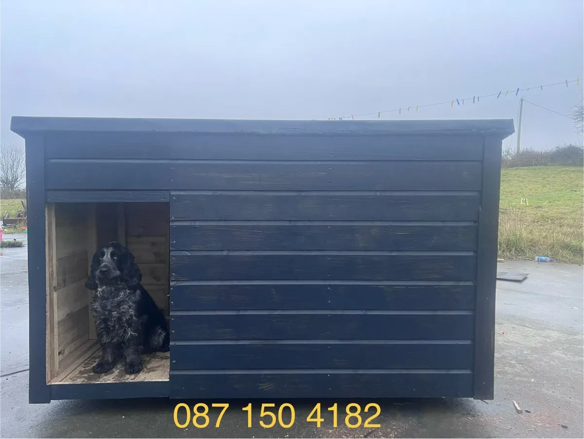 XL Insulated Dog Kennel – Heavy Duty Outdoor - Image 1