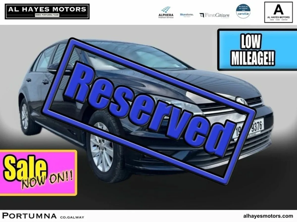Volkswagen Golf RESERVERD FOR ALAN 2019 TRENDLINE - Image 1
