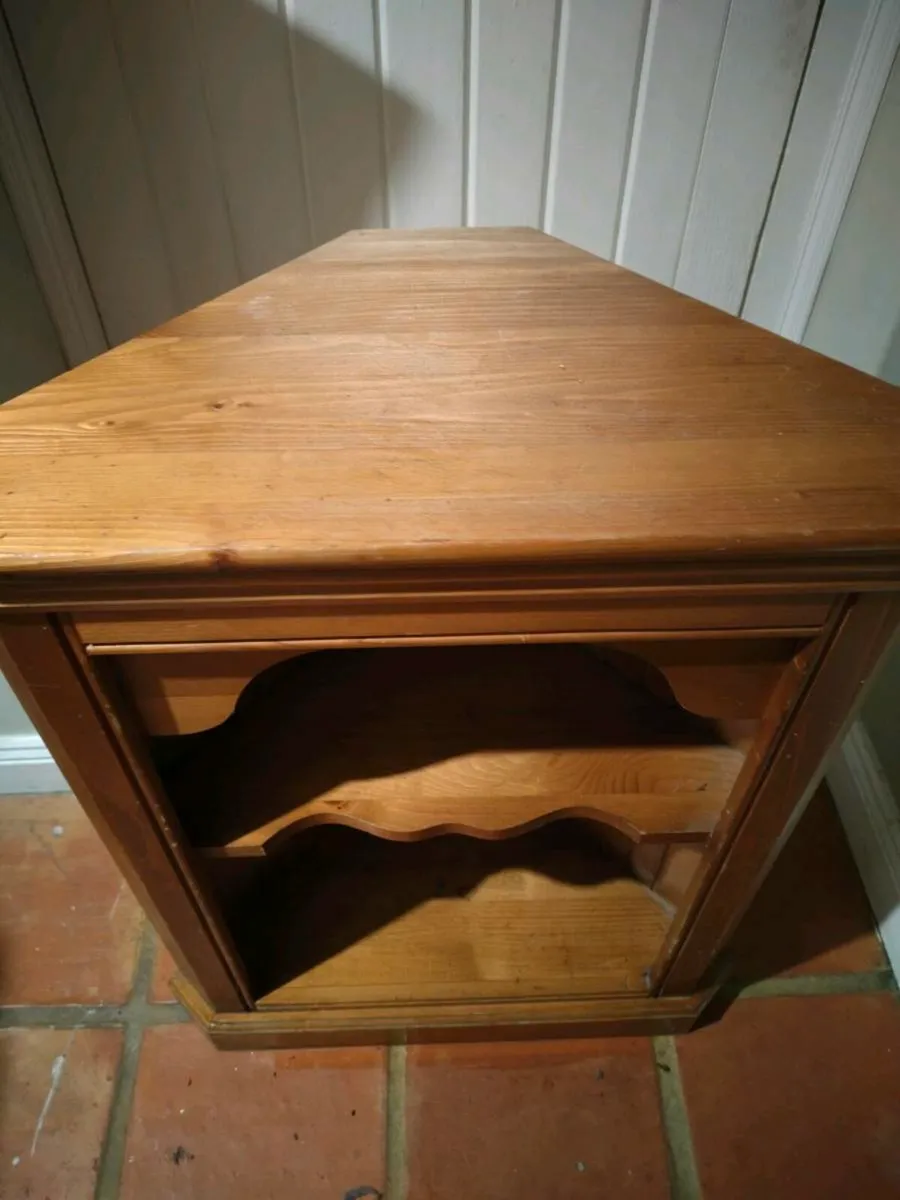 Pine corner unit dining room Cabinet. Solid pine, - Image 3