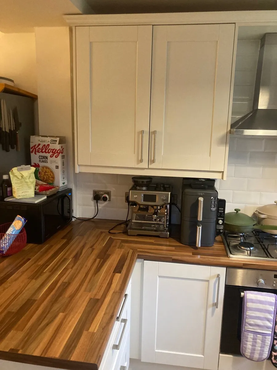 Kitchen for Sale Cream Fitted Kitchen with Applian - Image 4