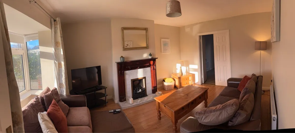 3 seater & 2 seater sofas plus footstool - Image 2