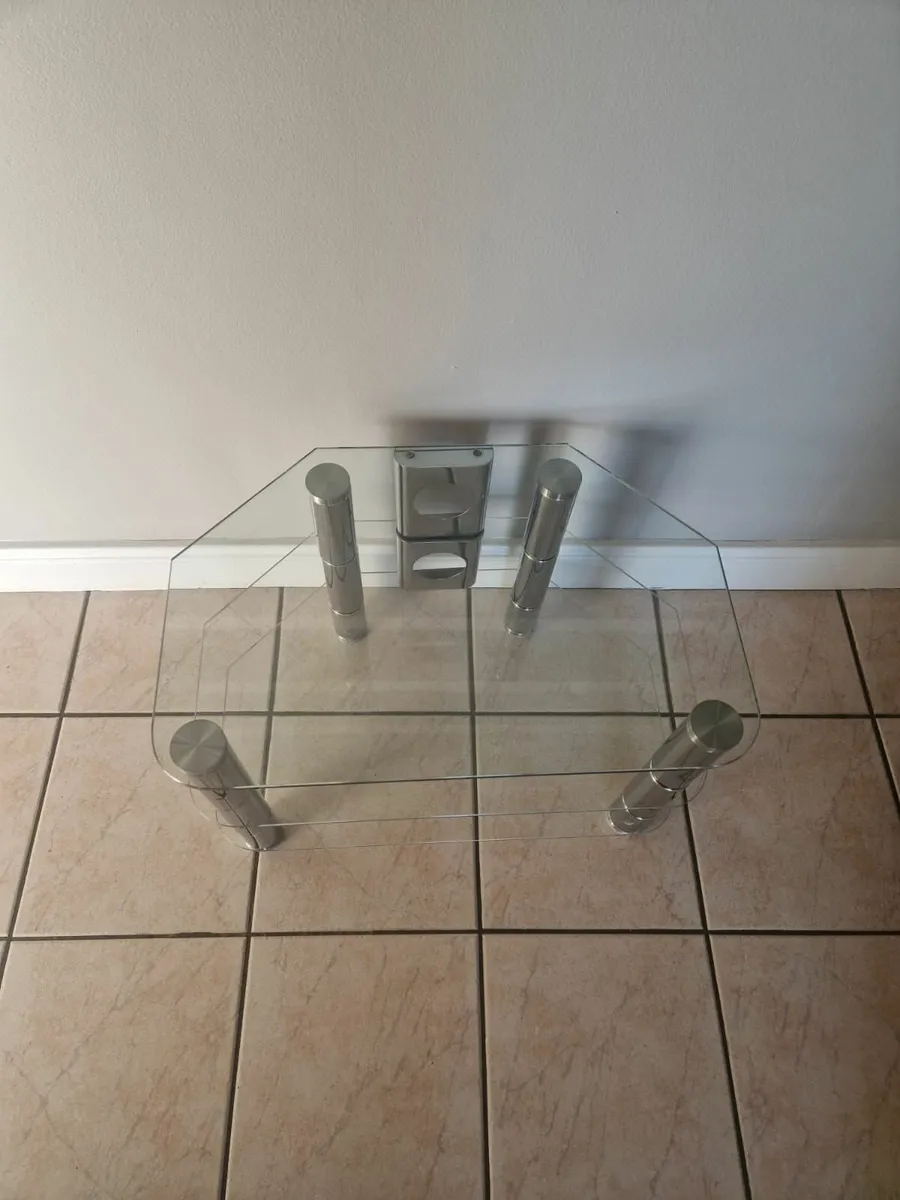 3 Tier Glass top Table - Image 1