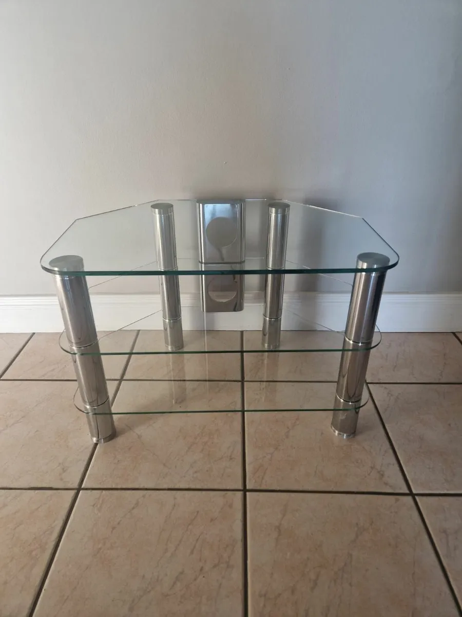 3 Tier Glass top Table - Image 2