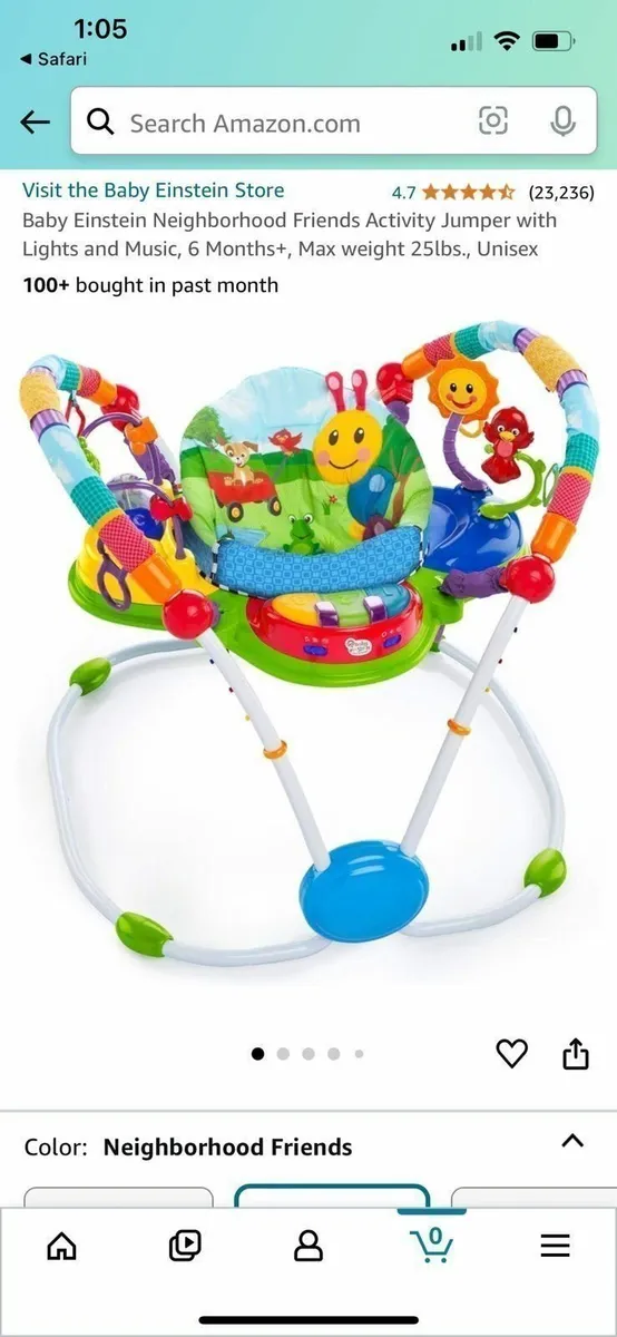 Jumperoo almost NEW with box - Image 2